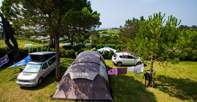 Camping pays basque plage itsas mendi, CAMPING ITSAS MENDI